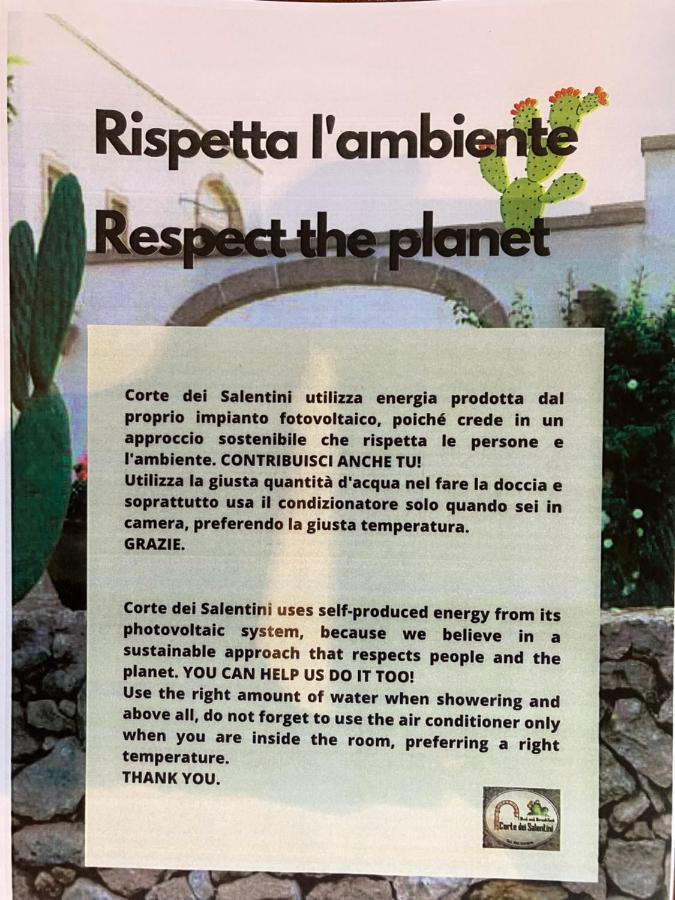 Corte Dei Salentini Carpignano Salentino Eksteriør billede